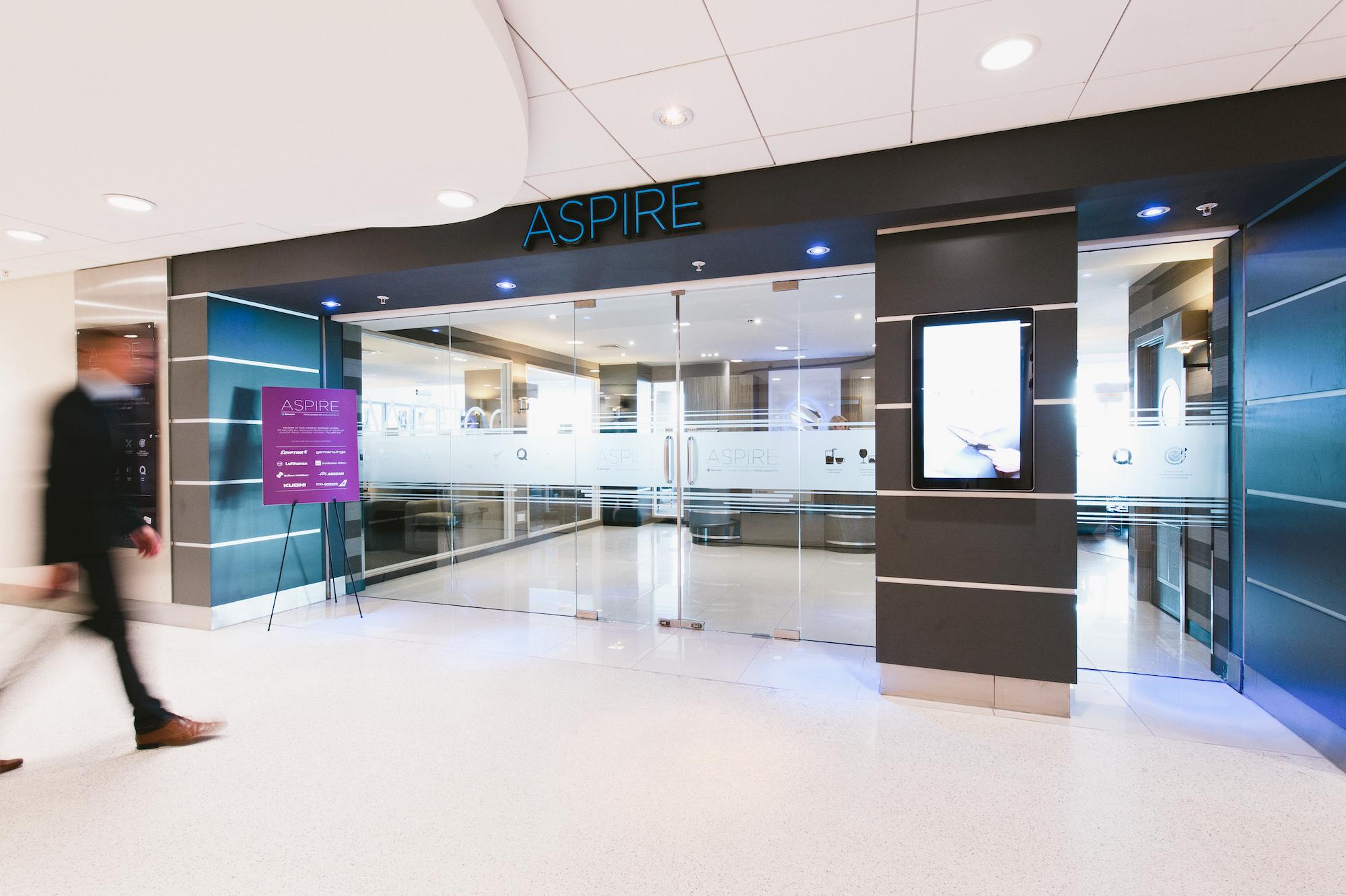 Manchester Aspire Lounge Entrance