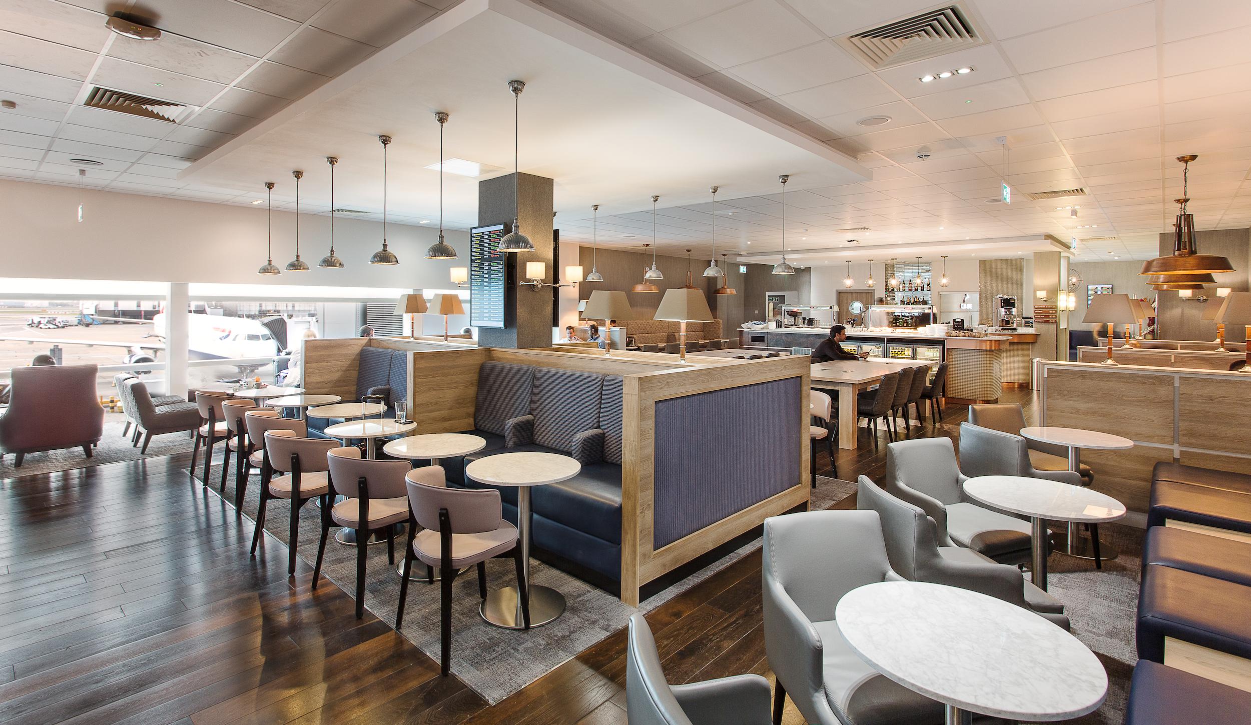 Club Aspire at Heathrow Airport Terminal 3 Lounge