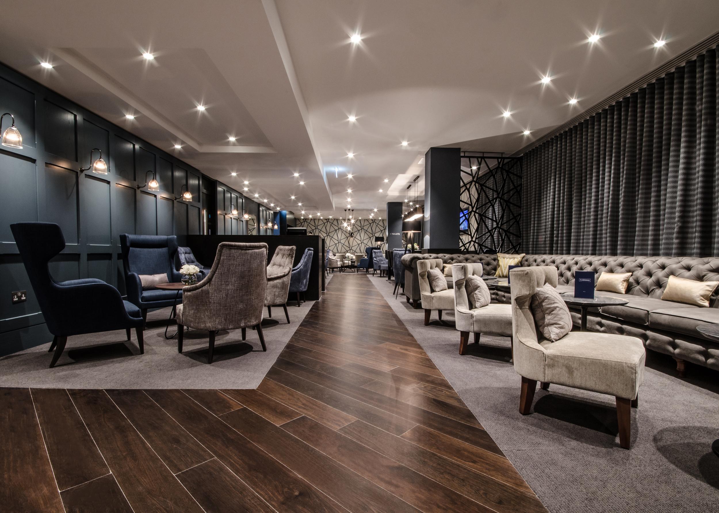 Clubrooms Gatwick North Lounge Area Full View