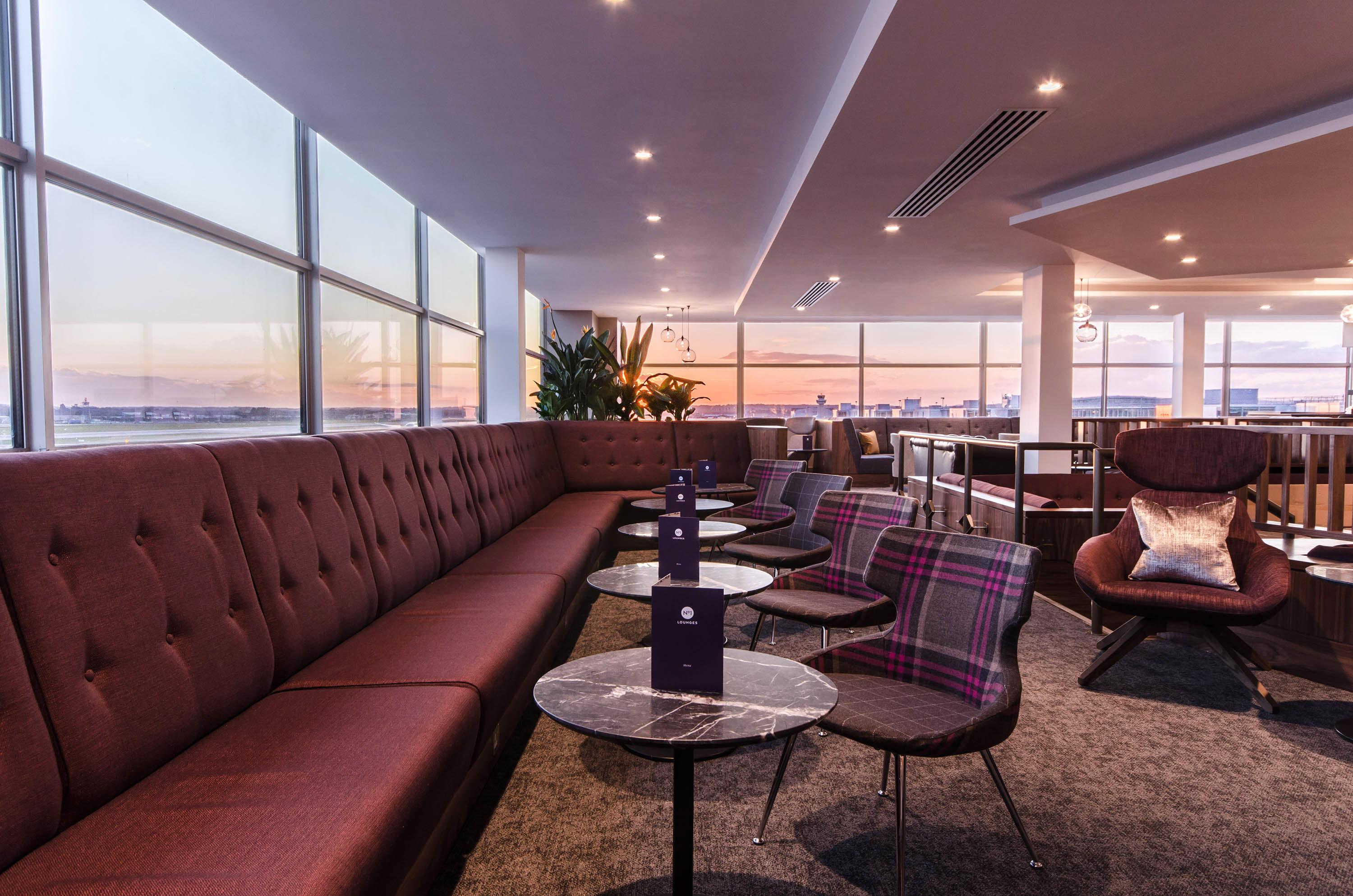 No1 Lounge at Gatwick South Sunset