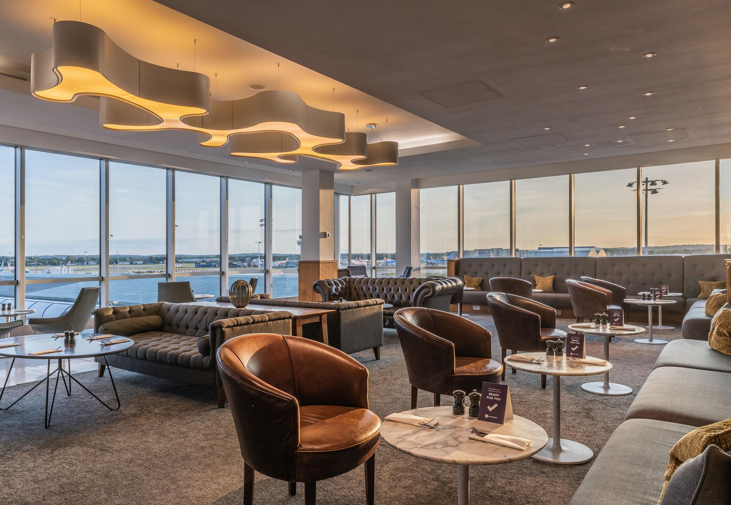 No1 Lounge at Gatwick North Daytime Seating Area (1)